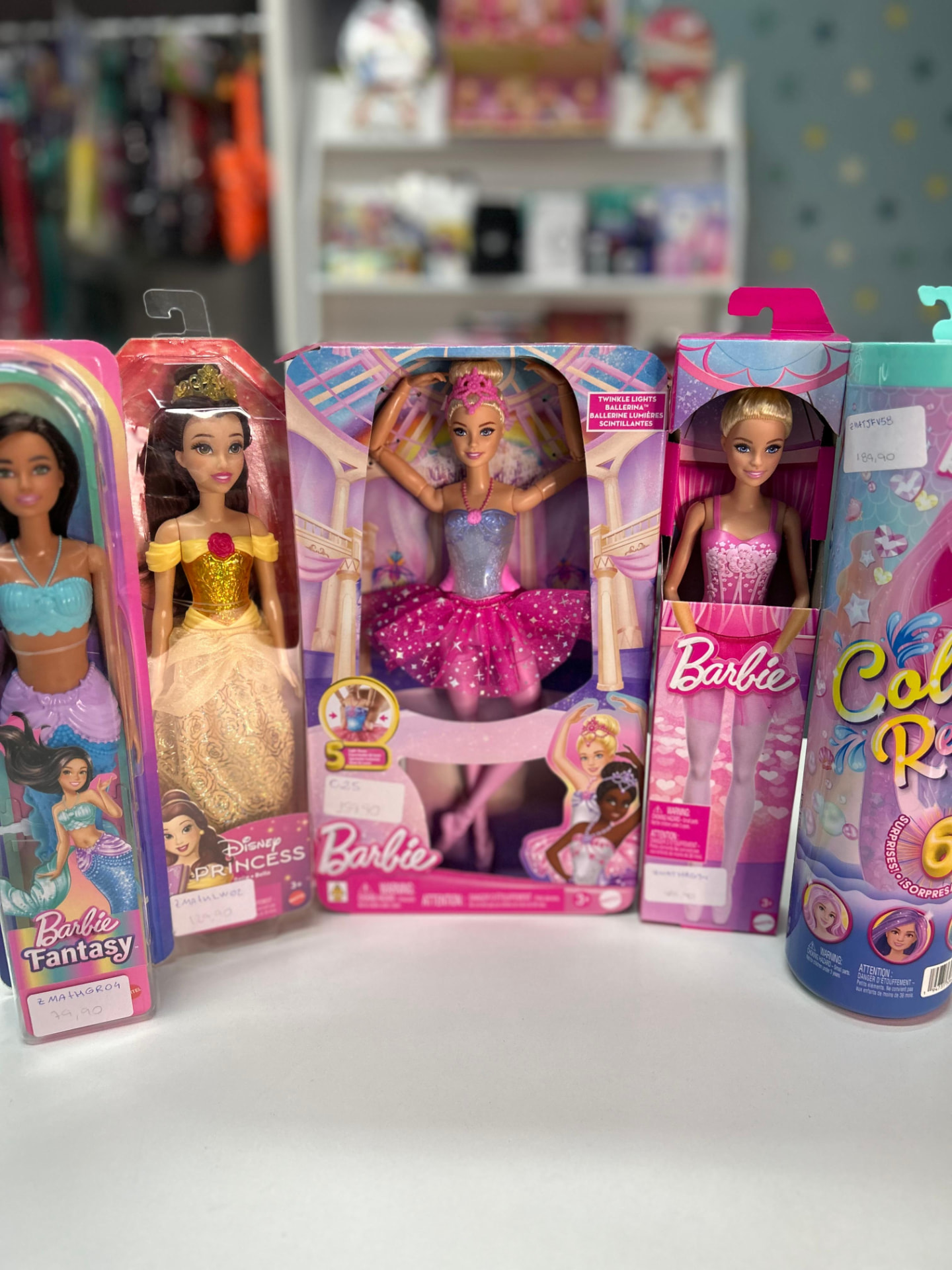 Bonecas Fashion — Princesa, Bailarina e Color Reveal