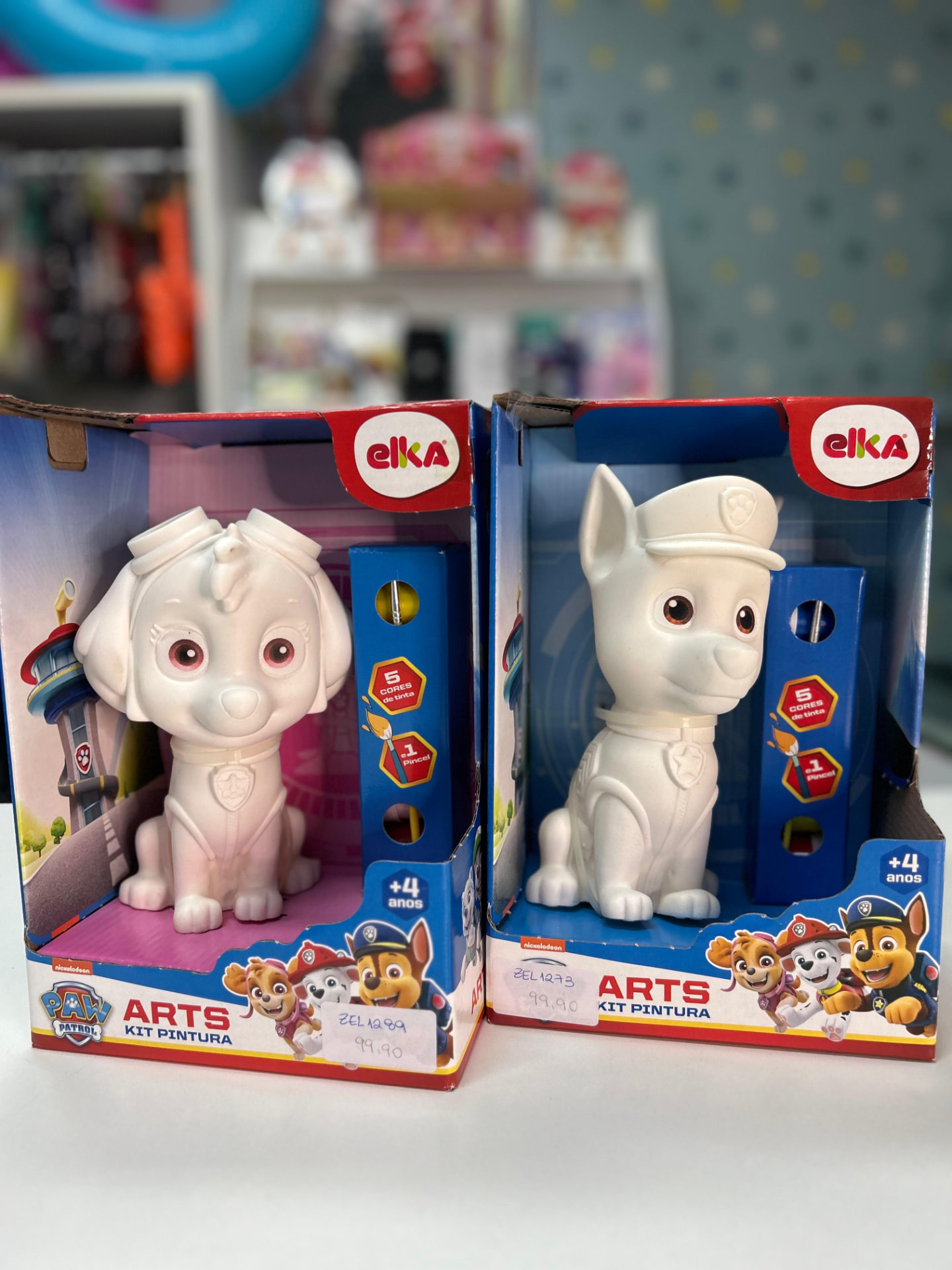 Kit de Pintura com Cachorrinhos — 2 Personagens
